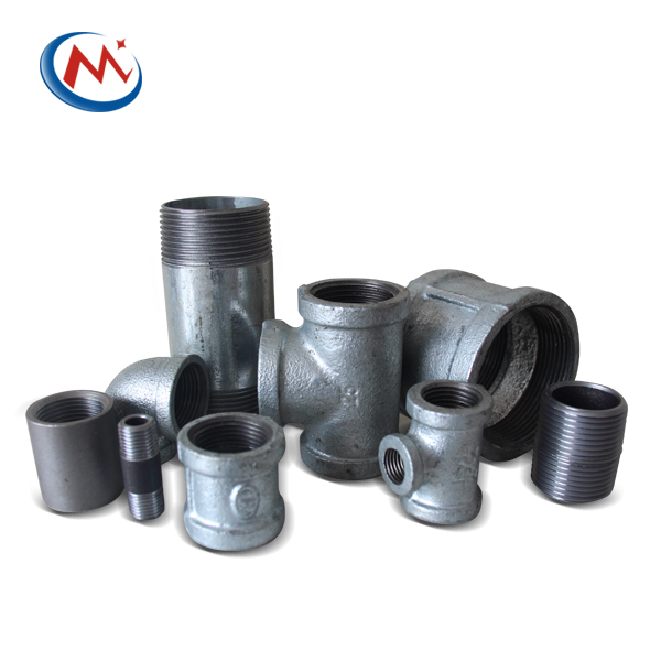 Industrial malleable iron pipe fittings